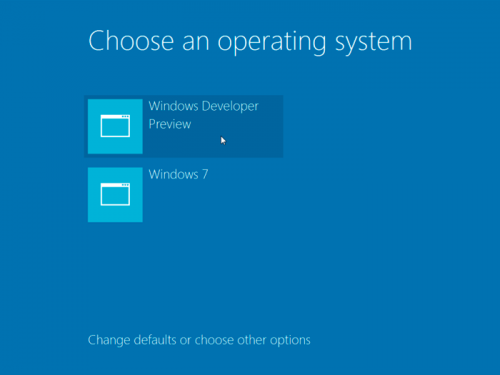 Двухзагрузочная система из Windows 8 и Windows 7 без переразбивки диска