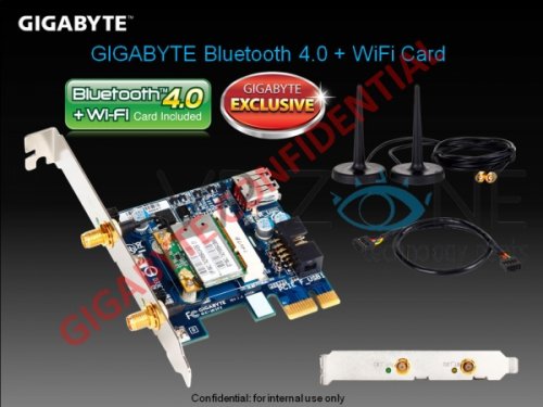 Материнские платы Gigabyte получат Wi-Fi и Bluetooth 4.0