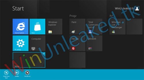 Скриншоты Windows 8 Build 8165 попали в сеть
