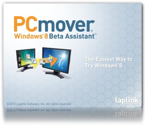 PCmover Windows 8 Beta Assistant - программа для перемещения файлов и настроек из Windows 7 в Windows 8