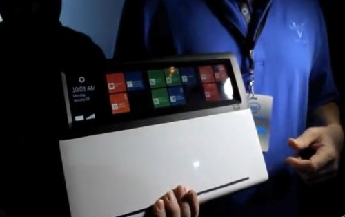 Intel готовит Ultrabook с прозрачной сенсорной панелью