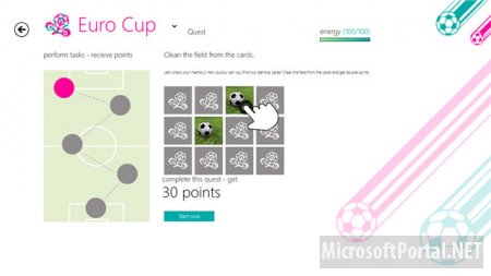 DCT выпустила приложение Euro Cup 2012 для ОС Windows 8