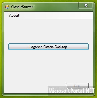 ClassicStarter – программа для автоматической загрузки рабочего стола в Windows 8