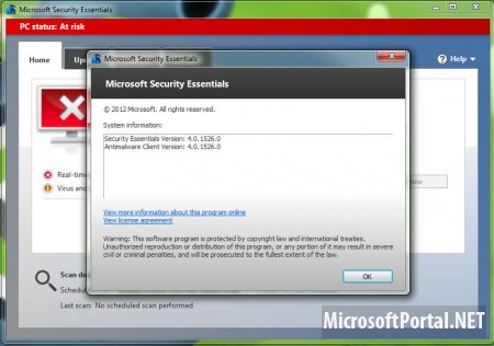 Microsoft Security Essentials 4.0