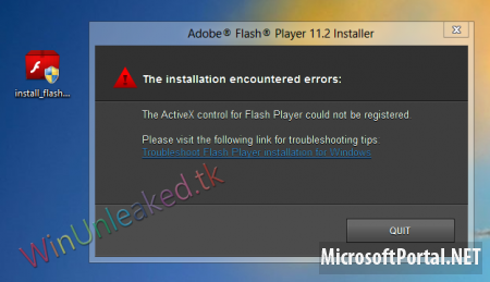 Flash Player будет изначально присутствовать в Windows 8