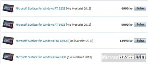 Surface на базе Windows RT будет стоить $1000?