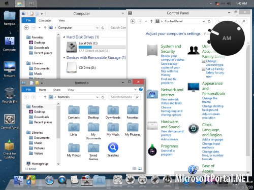 Mountain Lion Skin Pack 2.0 для Windows 8 RTM