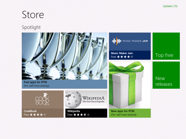 В Windows Store уже доступно более 20 тысяч приложений