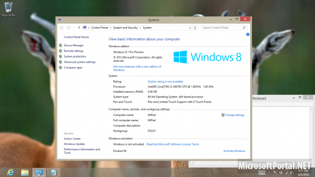 Обновление Windows Blue официально будет называться Windows 8.1