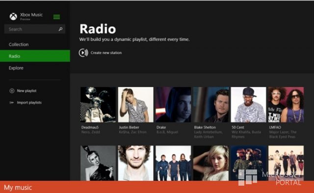 Приложение Xbox Music получило новый интерфейс