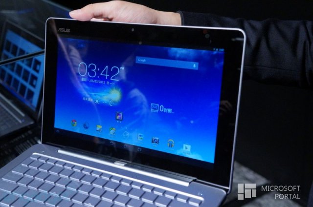 Планшет-ноутбук на базе Windows 8 и Android