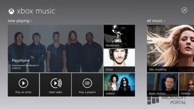 Приложение Xbox Music получило обновление