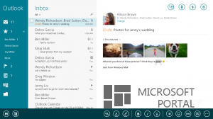 Новые скриншоты приложений Почта, Календарь и Контакты из Windows 8.1