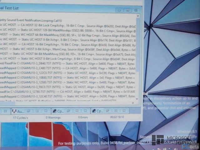 Скриншот Windows 8.1 Build 9456