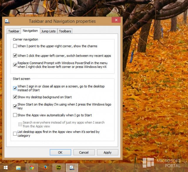 Windows 8.1 советы и рекомендации: Загрузка прямо на Рабочий стол