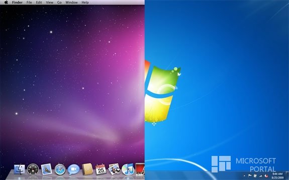Mac OS против Windows 7
