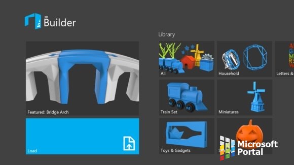 Microsoft продемонстрировала приложение для 3D-печати в Windows 8.1