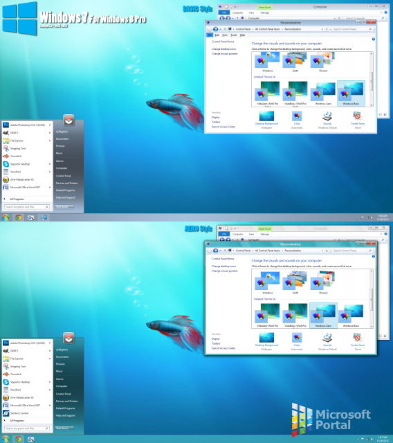 Windows 7 VS v3