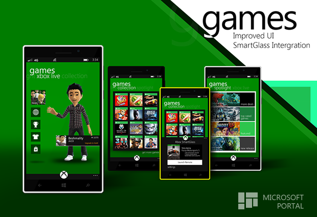 Обновлённый Хаб игр в Windows Phone 8.1