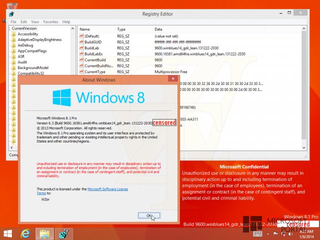 Первые скриншоты обновления для Windows 8.1