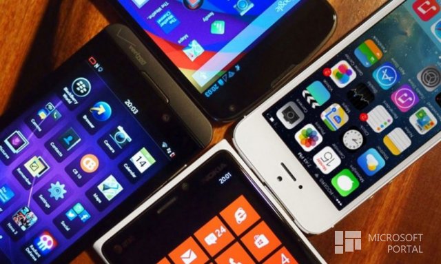 В 2013 году Windows Phone и Android увеличили свою долю на рынке смартфонов за счет iOS