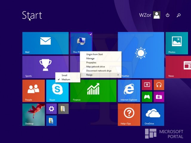 Скриншоты третьей по счёту тестовой сборки  Windows 8.1 2014 Update