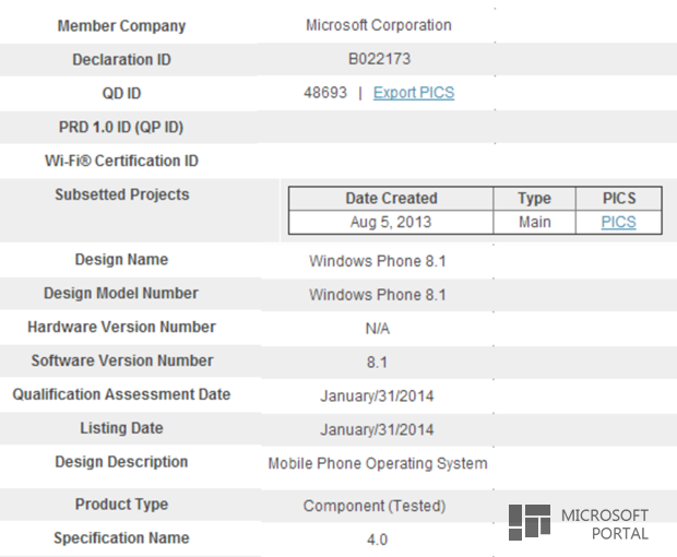 Windows Phone 8.1 прошла сертификацию Bluetooth 4.0