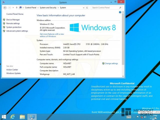 Русский видеообзор Windows 8.1 Update 1
