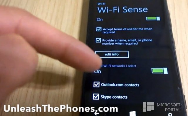 Windows Phone 8.1: Функция Wi-Fi Sense на видео