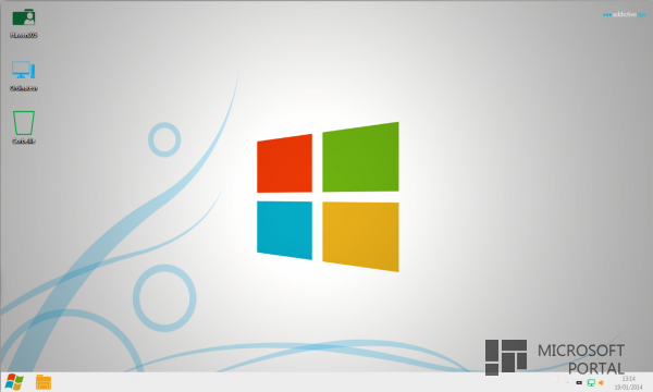 В OC Windows 9 через меню «Пуск» можно взаимодействовать с приложениями