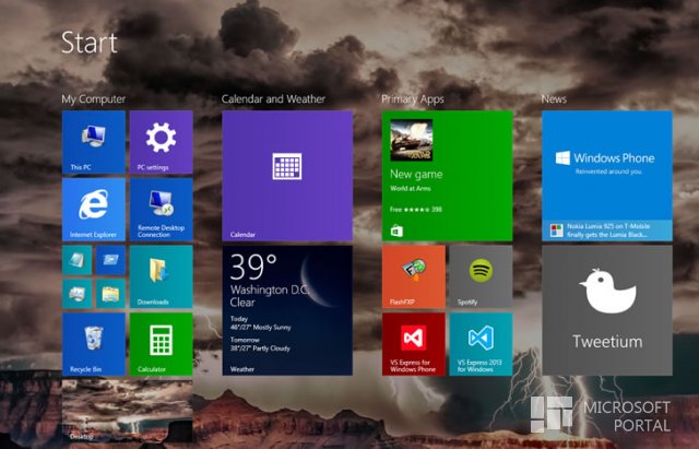 Microsoft представила Windows 8.1 с Bing