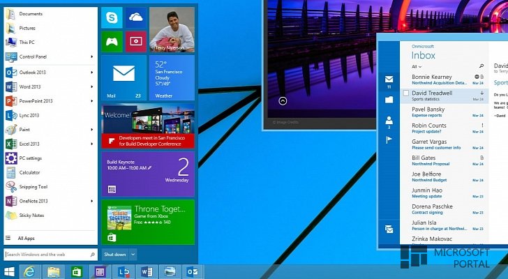 Самое первое официальное подтверждение Microsoft о Windows 9