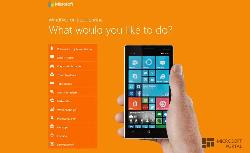Microsoft запустили сайт для Windows Phone