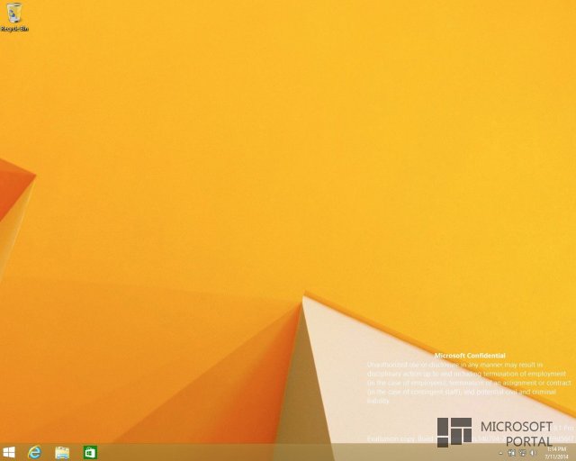 В Сеть утёк первый скриншот Windows 9 Build 9788?