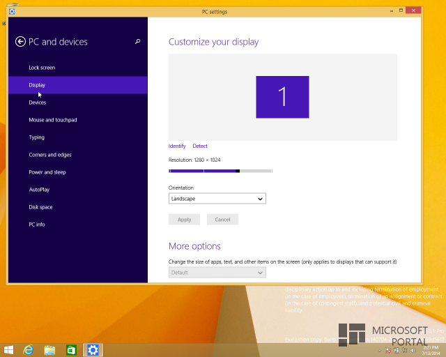 Несколько новых скриншотов Windows 9 Build 9788
