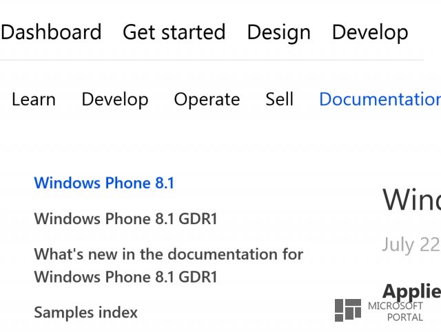 Microsoft предоставила документацию Windows Phone 8.1 GDR1 ОЕМ-партнёрам