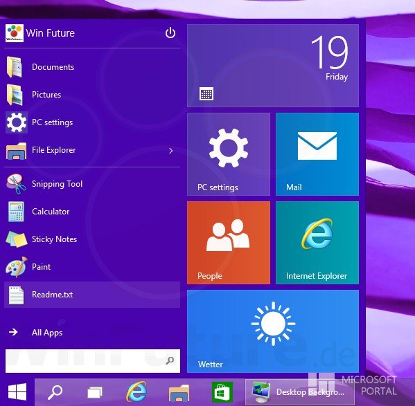 Очередная порция скриншотов сборки Windows 9 Build 9834