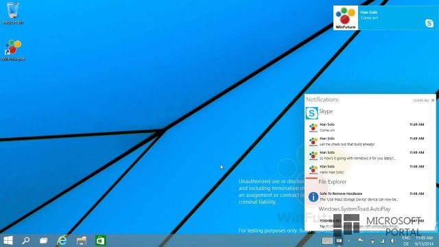 Видео: Центр уведомлений в Windows 9