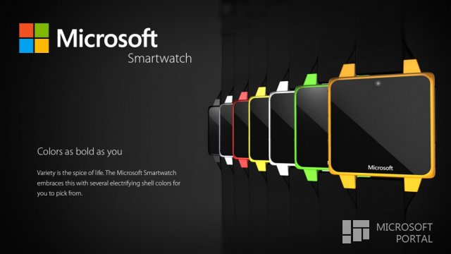 Новый концепт smart watch Microsoft 