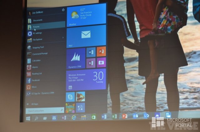 Windows 10 Technical Preview будет доступна после презентации