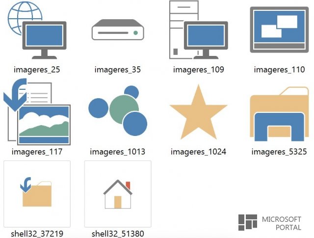 Новые иконки в Windows 10 Technical Preview