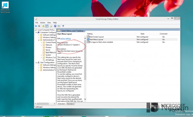 В Windows 10 Technical Preview найдено упоминание о Windows 8.1 Update 2