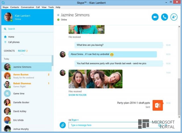 Microsoft выпустила финальную версию Skype для десктопа с новым интерфейсом