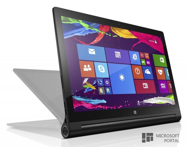 Lenovo представила новый 13-дюймовы планшет на Windows из линейки Yoga Tablet 2