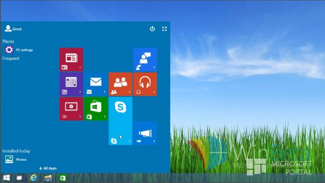 Первое видео Windows 10 Technical Preview Build 9879