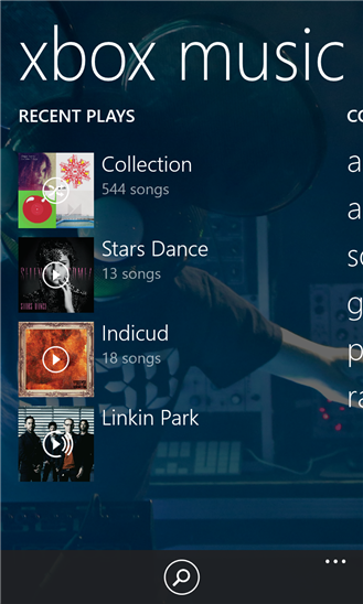 Приложение Xbox Music для WP в очередной раз обновилось