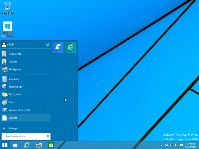 Cборка Windows 10 Technical Preview Build 9888 попала в Сеть!