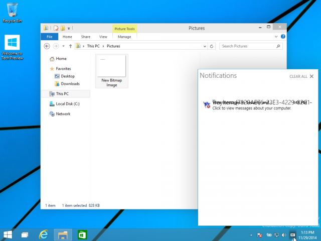 Cборка Windows 10 Technical Preview Build 9888 попала в Сеть!