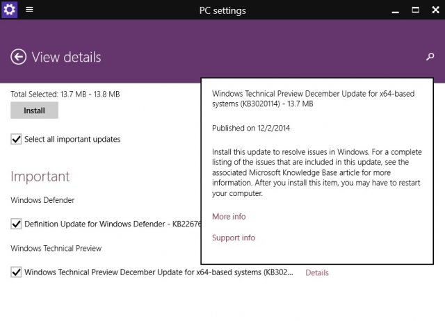 Microsoft выпустила ещё одно обновление для Windows 10 Technical Preview Build 9879