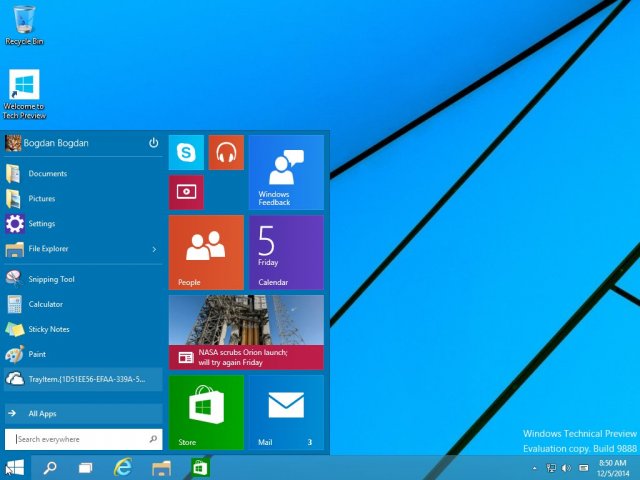 Пользователи версии Windows 10 Technical Preview смогут обновиться до RTM